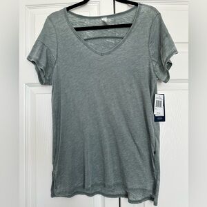 Marika Heather Gray Short Sleeve Tee
